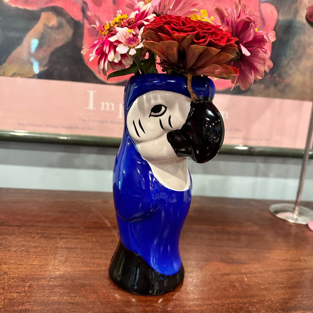 Parrot Vase